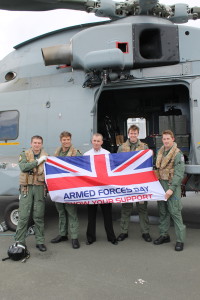 Gary Rhodes supports Plymouth Armed Forces Day