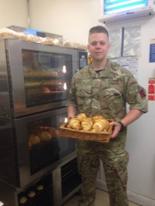 Reservist wearing their uniform for Reserves Day in their civilian job