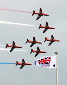 The Red Arrows will give a grand finale to Guildford's event