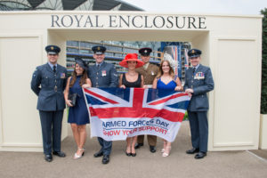Race goers and military come together on Armed Forces Day at Royal Ascot