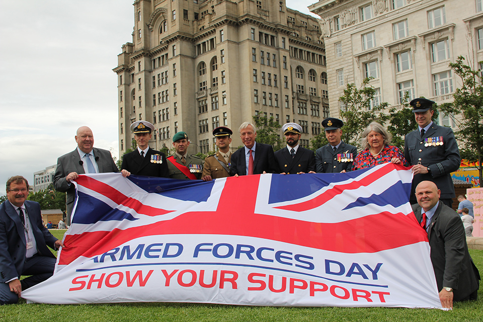 Earl Howe announces Armed Forces Day 2017 in Liverpool
