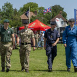 Personnel at the Armed Forces Day 2019