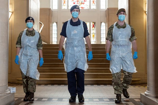 Armed Forces Personnel in PPE
